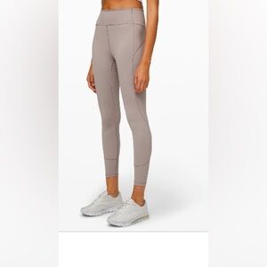lululemon athletica Light Gray Leggings
